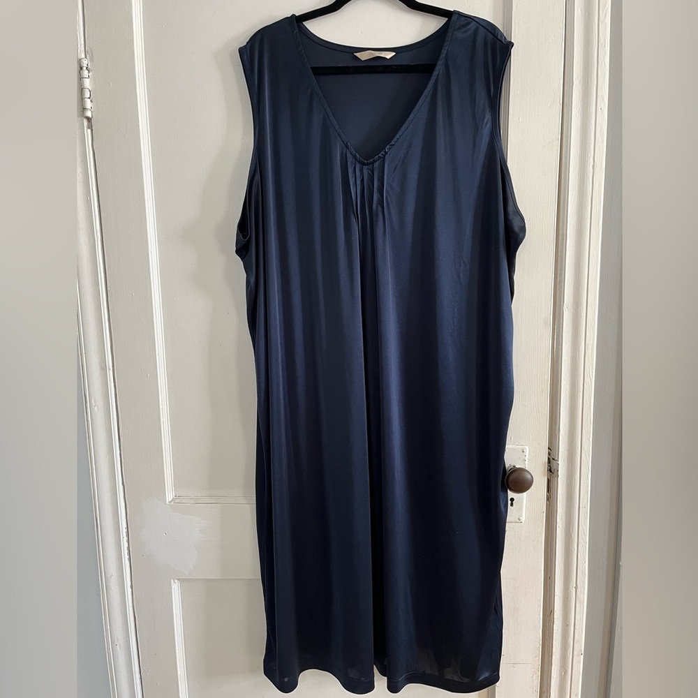 Navy Blue Night Gown